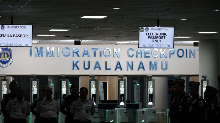 Konter Imigrasi di Bandara Kualanamu (Foto: dok. Imigrasi Sumut)