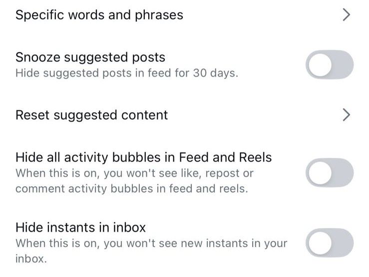 mematikan instagram instant. (Tangkapan layar) mematikan instagram instant. (Tangkapan layar)