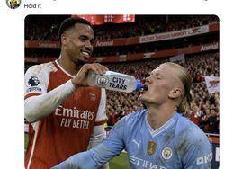 Erling Haaland Ucap Selamat ke Arsenal, Dibalas Meme Stay Humble
