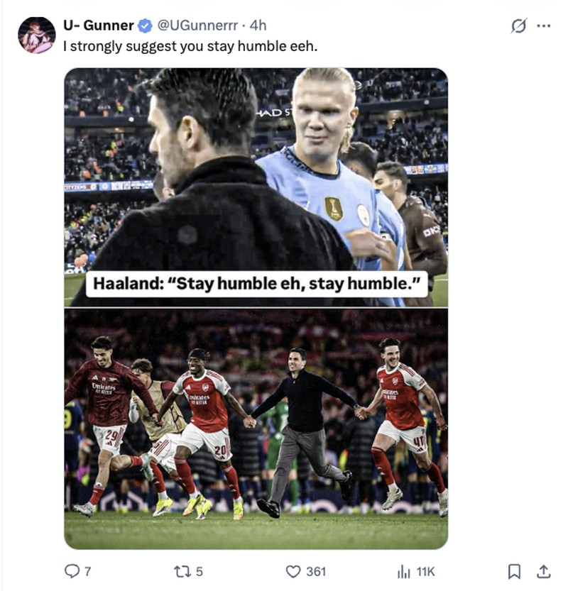 Meme Erling Haaland Stay Humble