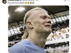 Erling Haaland Ucap Selamat ke Arsenal, Dibalas Meme Stay Humble