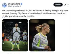 Erling Haaland Ucap Selamat ke Arsenal, Dibalas Meme Stay Humble