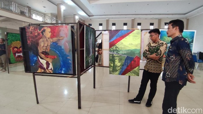 Pameran Lukisan di Gedung Kesenian Kabupaten Ciamis