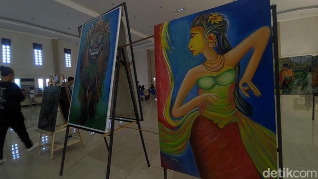 Pameran Lukisan di Gedung Kesenian Kabupaten Ciamis