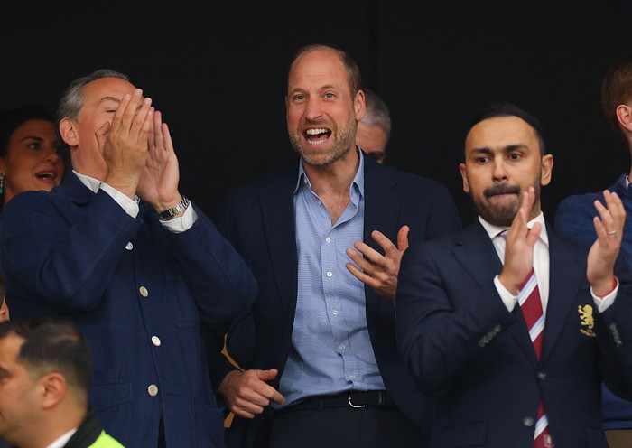 ISTANBUL, TURKEY - MAY 20: William, Prince of Wales during the UEFA Europa League Final 2026 match between SC Freiburg and Aston Villa FC at Besiktas Park on May 20, 2026 in Istanbul, Turkey. (Photo by Shaun Brooks - CameraSport via Getty Images)