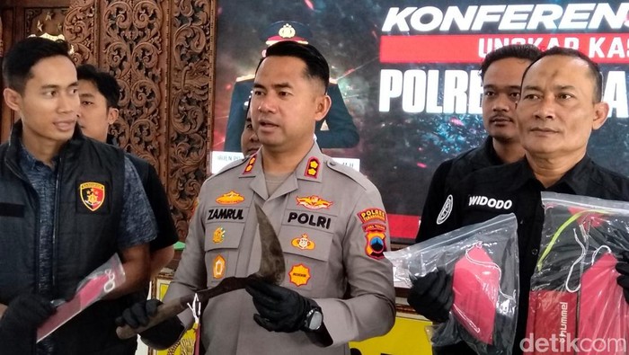 Rilis kasus suami bunuh istri di Polres Temanggung, Kamis (21/5/2026).
