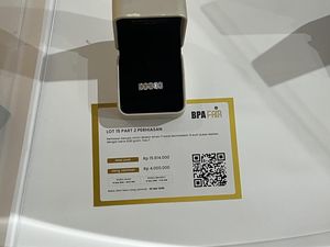 Penampakan Cincin Sandra Dewi yang Terjual Dilelang Kejagung