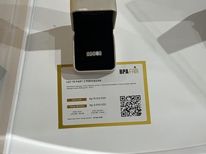 Penampakan Cincin Sandra Dewi yang Terjual Dilelang Kejagung