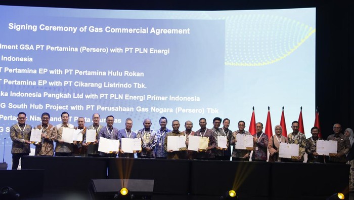 Penandatangan Jual Beli Gas