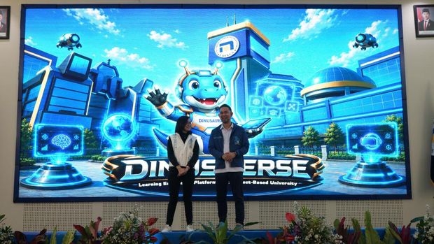 Peluncuran Dinusverse di Aula Gedung E lantai 3 Udinus Semarang, Kamis (21/5/2026).
