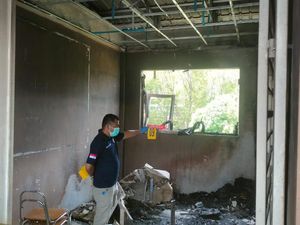 13 Mahasiswa-1 Dosen Diperiksa Terkait Terbakarnya Gedung Fakultas Pertanian USK