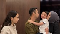 Rieta Amilia, Nagita Slavina, dan Rayanza juga mengantarkan Raffi Ahmad. Foto: dok instagram Raffi Ahmad