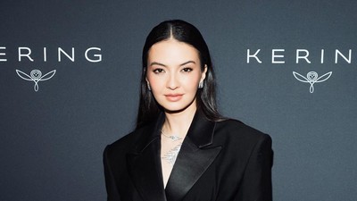 7 Gaya Lady Boss Raline Shah di Cannes Festival, Elegan dengan Power Suit
