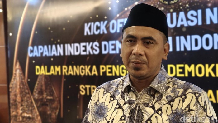Sekjen PPP, Taj Yasin Maimoen alias Gus Yasin di Kantor Gubernur Jateng, Kecamatan Semarang Selatan, Kota Semarang, Kamis (21/5/2026).