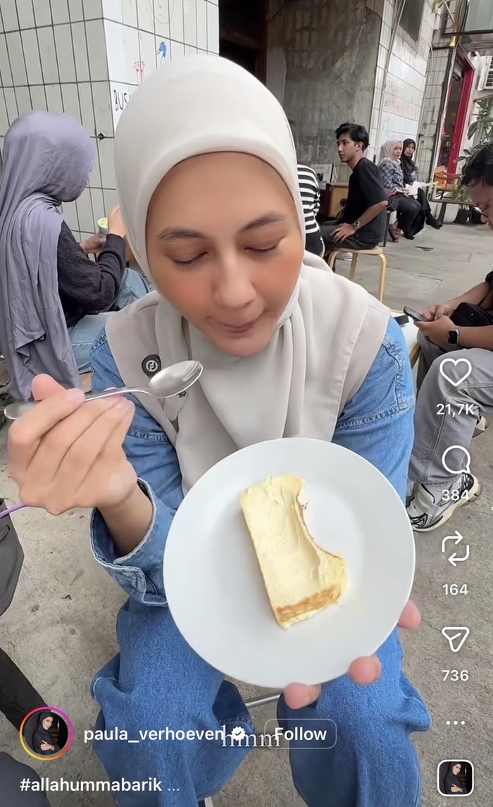 Serunya Paula Verhoeven Kulineran di Blok M dan Nongkrong di Kafe Matcha