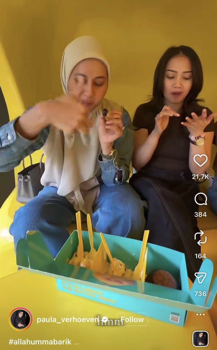 Serunya Paula Verhoeven Kulineran di Blok M dan Nongkrong di Kafe Matcha