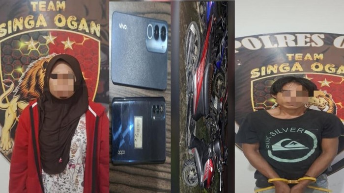 Tampang kedua pelaku yang diduga membantu tahanan kabur di OKU
