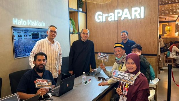 Telkom TelkomGroup memperkuat layanan komunikasi dan konektivitas bagi jemaah haji Indonesia selama musim Haji 2026 (1447 H) di Arab Saudi.
