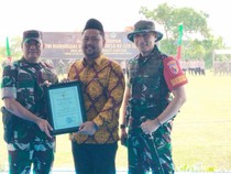 Gus Yani Apresiasi TMMD Kodim Gresik Bangun Infrastruktur Desa Slempit