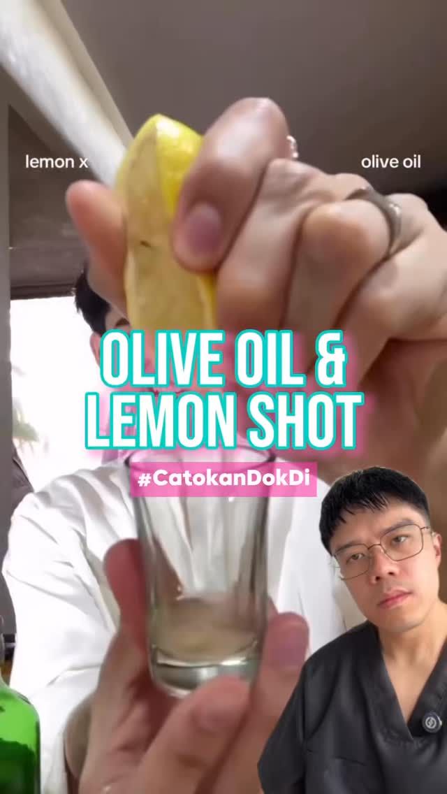 Tren Minuman Olive Oil Lemon Shot