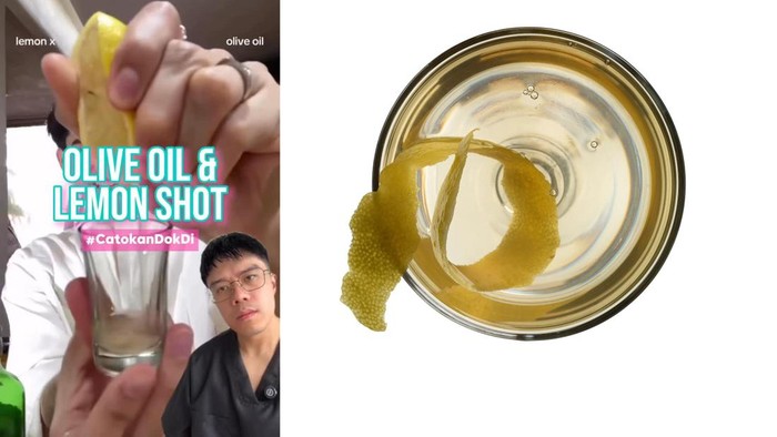 Tren Minuman Olive Oil Lemon Shot