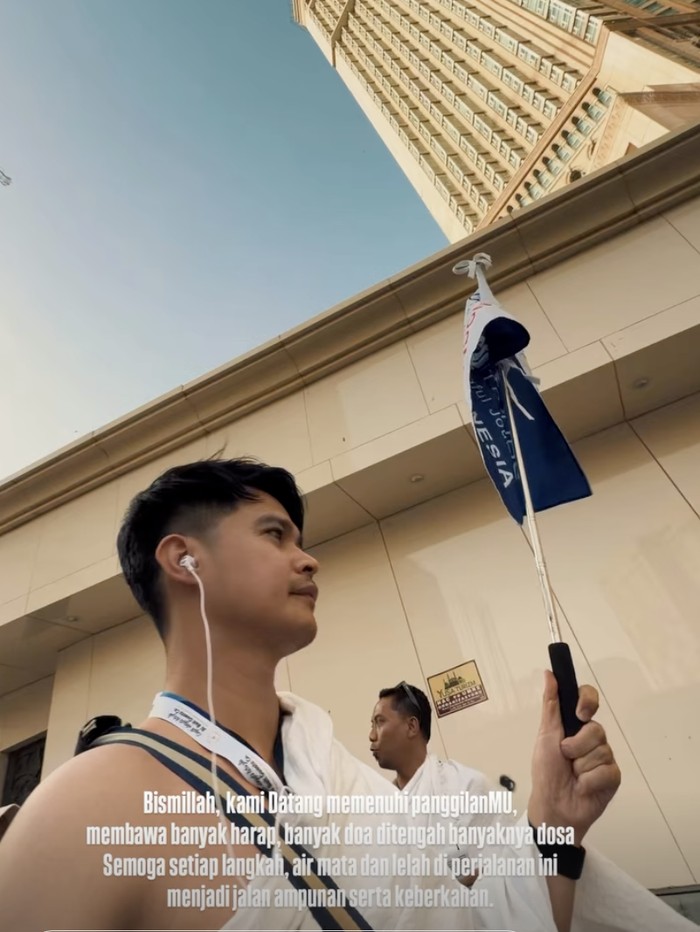 Aiman Ricky Jadi Pembimbing Haji, Siap Layani Tamu Allah