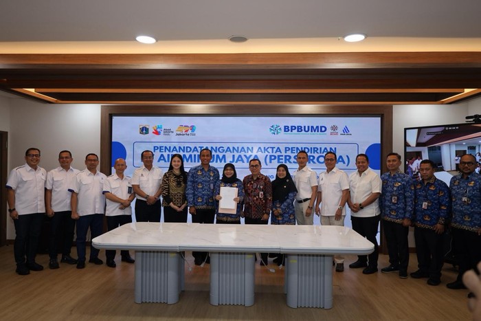 Akta Pendirian Perseroda PAM JAYA Resmi Ditandatangani