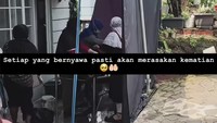 Setiap yang bernyawa pasti akan merasakan kematian, tulis Anisa Rahma. Foto: Instagram Story @anisarahma_12