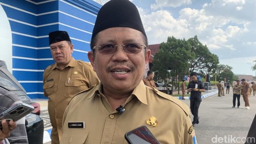 Bupati Lombok Barat, Lalu Ahmad Zaini (LAZ), Jumat (22/6//2026). (M. Zahiruddin/detikBali)