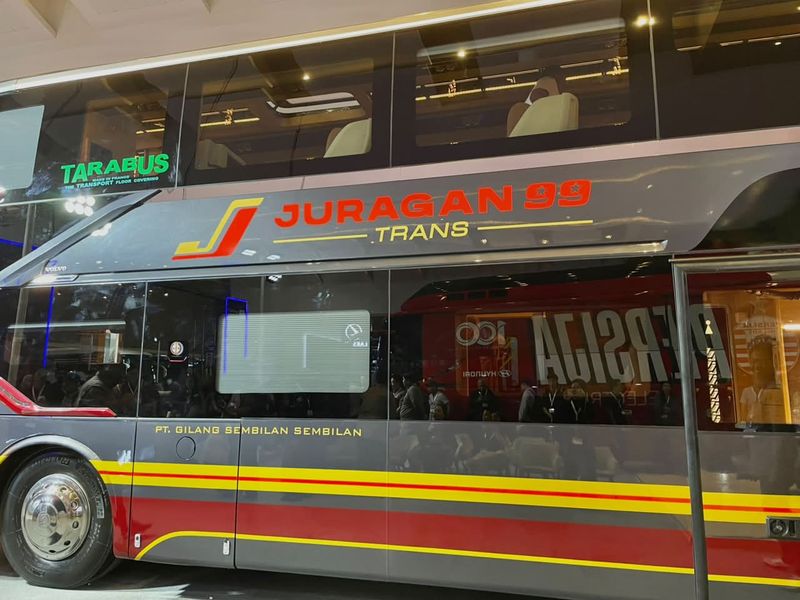 Bus double decker terbaru Juragan99 Trans meluncur di Busworld 2026 Bus double decker terbaru Juragan99 Trans meluncur di Busworld 2026
