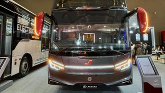 Bus Terbaru Juragan99 Trans Meluncur, Punya Bioskop Berjalan