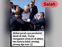 Cek Fakta: Trump Kena Stroke karena Kalah Perang dengan Iran?