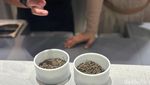 Lucunya Bernadya saat Racik Milk Tea Sendiri di Gerai Minuman Ini