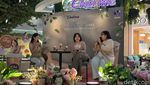 Lucunya Bernadya saat Racik Milk Tea Sendiri di Gerai Minuman Ini