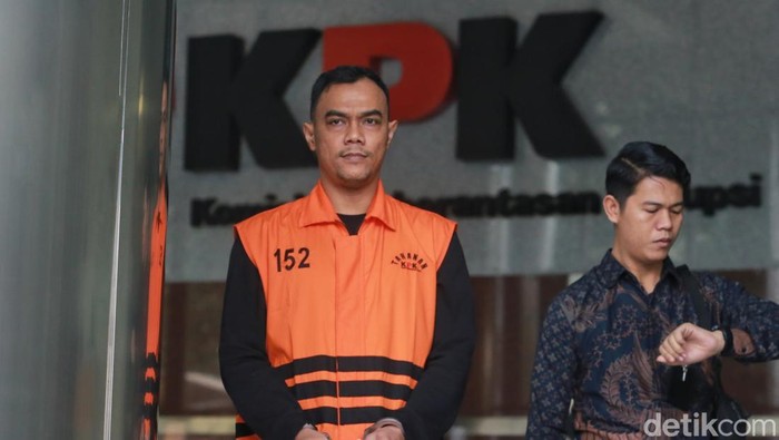 Tersangka korupsi Yohansyah Maruanaya menjalani pemeriksaan di Gedung Merah Putih KPK, Jakarta, Jumat (22/5/2026).