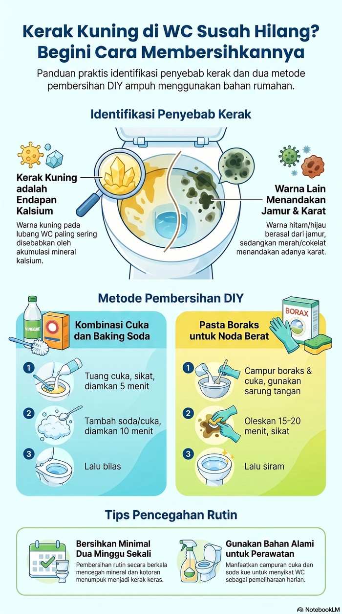 Infografis Kerak Kuning di WC