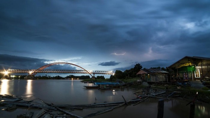 Jembatan Kahayan. (Pemprov Kalteng)