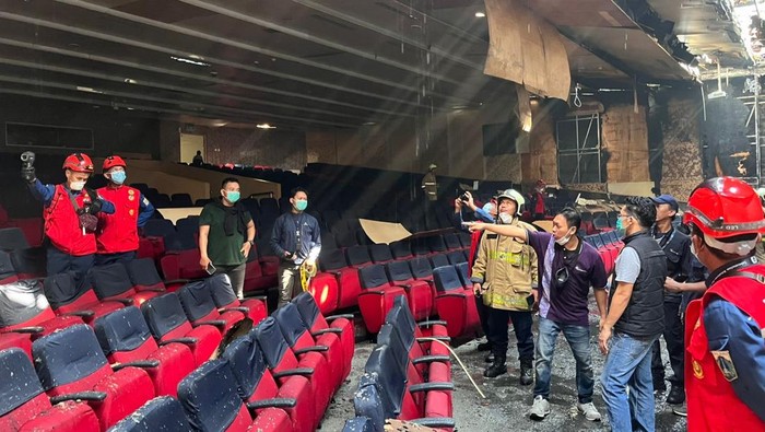 Kebakaran di auditorium kampus Binus di Kebon Jeruk, Jakarta Barat (Jakbar) telah padam. (dok Gulkarmat DKI)
