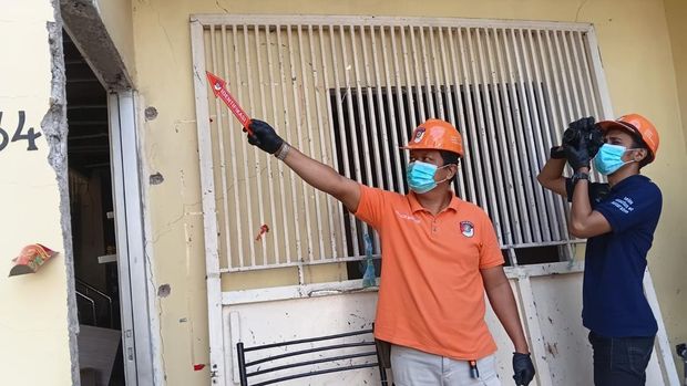 Ledakan gas mengakibatkan rumah warga di Tambora, Jakarta Barat porak-poranda, Jumat (22/5/2026) pagi.