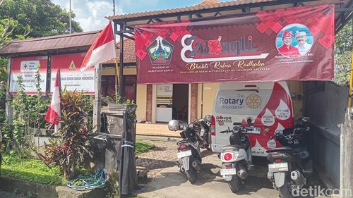 Markas PMI Bangli di Jalan Brigjen Ngurah Rai, Jumat (22/5/2026). (Aryo Mahendro/detikBali).