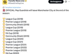 Pep Guardiola Resmi Tinggalkan City Hebohkan Linimasa