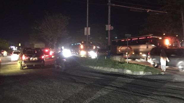 Pekanbaru, Riau gelap gulita dan macet imbas pemadaman listrik, Jumat (22/5/2026). Pekanbaru, Riau gelap gulita dan macet imbas pemadaman listrik, Jumat (22/5/2026).