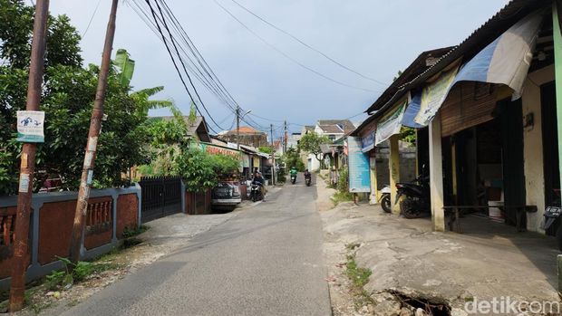 Penampakan lokasi yang viral diisukan muncul 'pocong' di Ciputat, Tangsel, Jumat (22/5/2026).