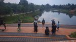 Potret Sore di Waduk Brigif, Tempat Habiskan Akhir Pekan di Jakarta