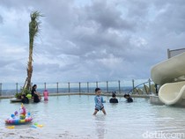 Beach Club Rooftop di Trans Luxury Hotel Surabaya, Serasa Liburan di Bali
