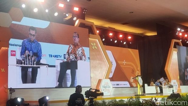 Wakil Menteri Komunikasi dan Digital, Nezar Patria, menjadi pembicara pada sesi digital talk di Jogja Financial Festival (JFF) 2026, Jumat (22/5/2026). Wakil Menteri Komunikasi dan Digital, Nezar Patria, menjadi pembicara pada sesi digital talk di Jogja Financial Festival (JFF) 2026, Jumat (22/5/2026).