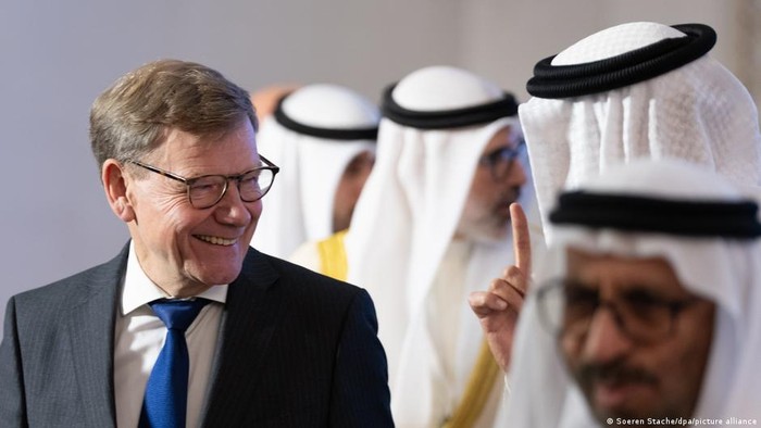 Menteri Luar Negeri Jerman Johann Wadephul di Kuwait, 2025 (Soeren Stache/dpa/picture alliance)