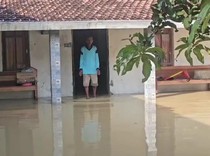2 Desa di Batangan Pati Kebanjiran gegara Tanggul Sungai Jebol