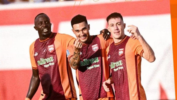 Borneo FC menang 7-1 dari Malut United di Super League 2025/2026. (dok Borneo FC)