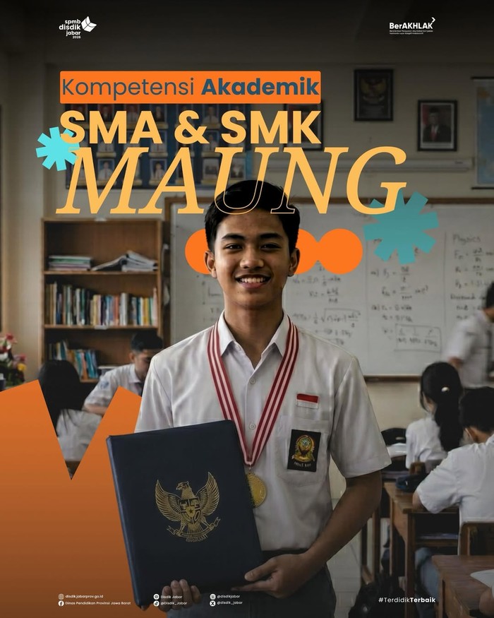 Daftar SMA/SMK pilihan SPMB Sekolah Maung.